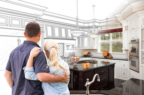 Professional Kitchen Island Installation technician working in Beldenville, WI